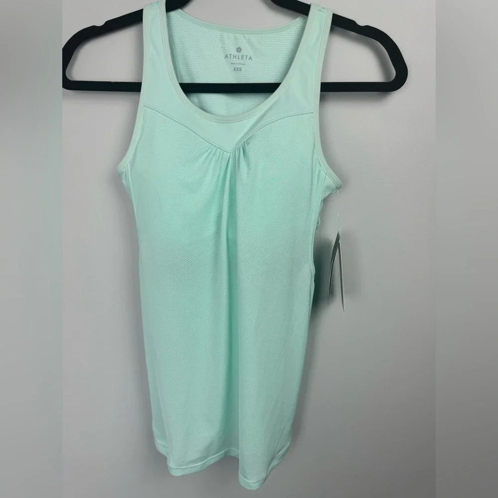 NWT Athleta Gel Mesh Supercharged Tank top size XXS